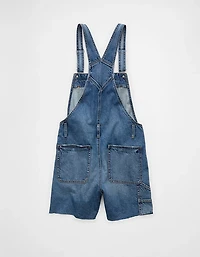 Shorts en jean salopette de menuisier 8 po AE