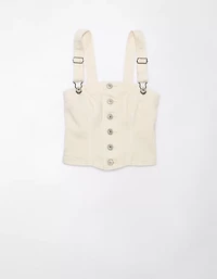 Débardeur court en denim AE