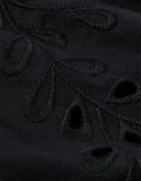 AE Tie Back Eyelet Crop Top