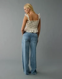 AE Bella Smocked Crop Top