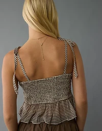 AE Corset Peplum Top