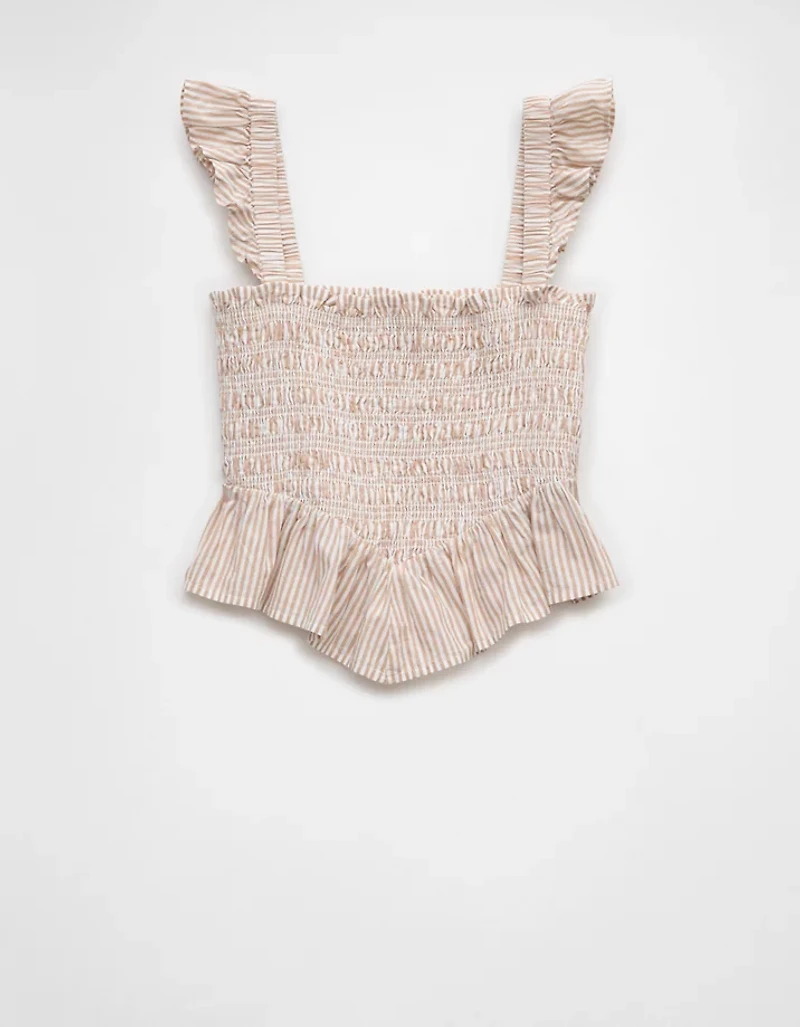 AE Bella Smocked Crop Top
