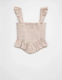 AE Bella Smocked Crop Top