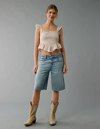 AE Bella Smocked Crop Top
