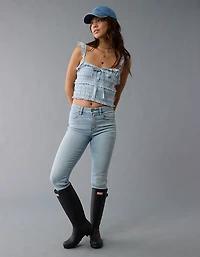 AE Smocked Ruffle Tank Top