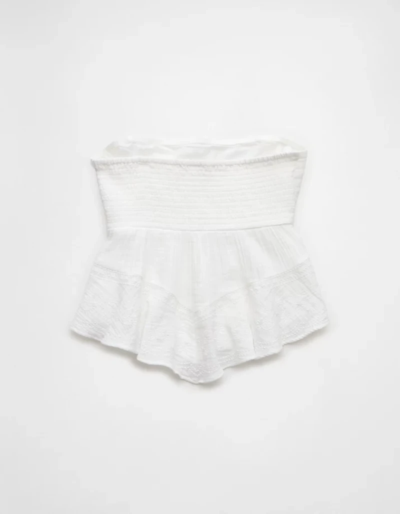 Bustier tubulaire nuisette brodée AE