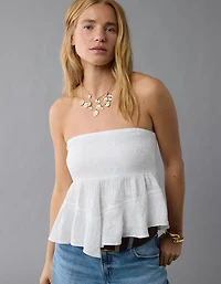 Bustier tubulaire nuisette brodée AE