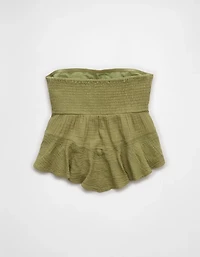 AE Embroidered Babydoll Tube Top