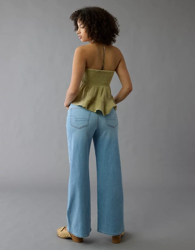 AE Embroidered Babydoll Tube Top