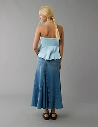 AE Embroidered Babydoll Tube Top