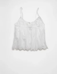 Camisole nervurée nouée à l’avant AE