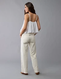 AE Pintuck Tie Front Cami