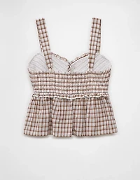 AE Smocked Babydoll Shirt