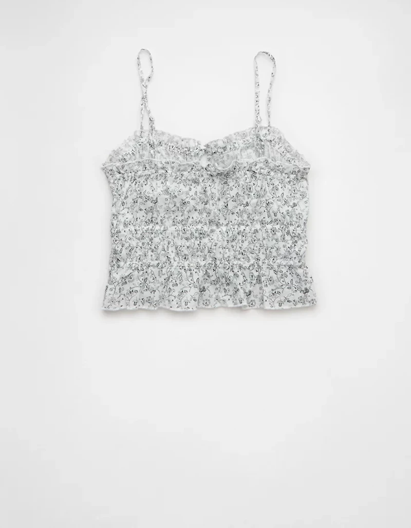 AE Tiered Ruched Tank Top