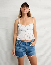 Débardeur de style corset avec bretelles nouées AE
