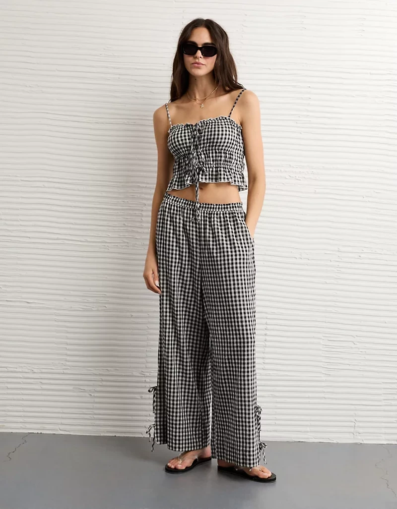 AE Tiered Ruched Tank Top