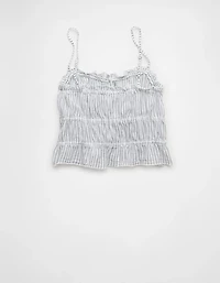 AE Tiered Ruched Tank Top