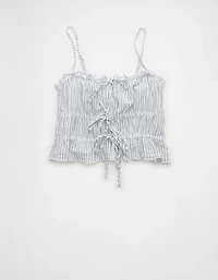 AE Tiered Ruched Tank Top