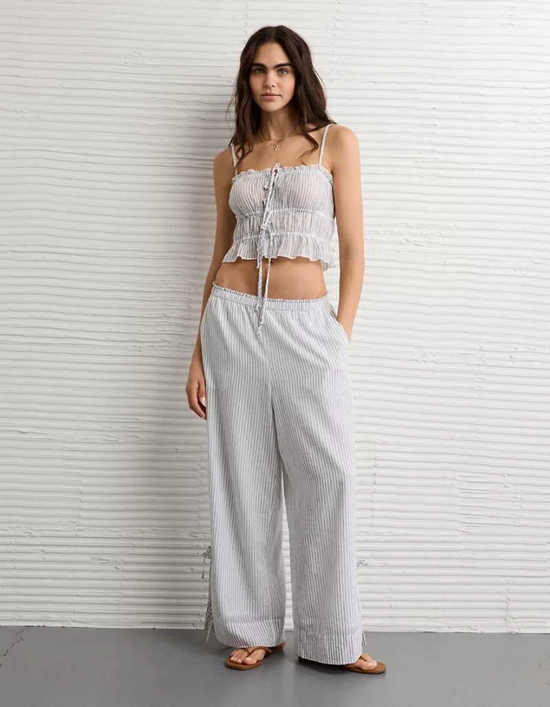 AE Tiered Ruched Tank Top