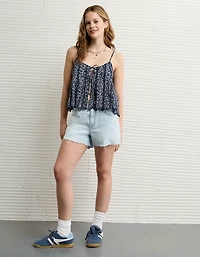 AE Pintuck Tie Front Cami