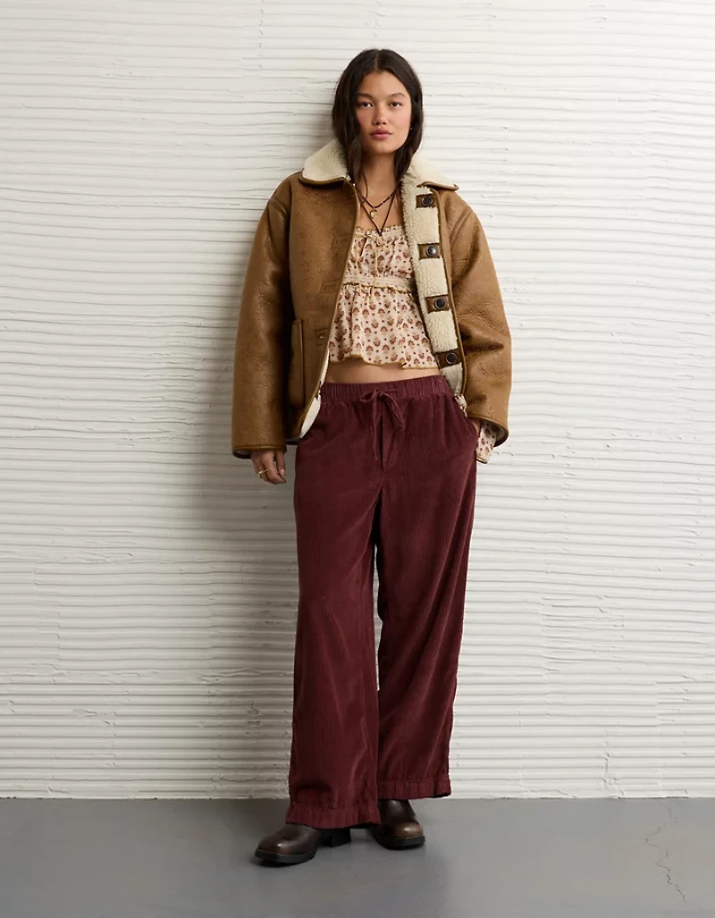 Blouse ruchée en chiffon AE