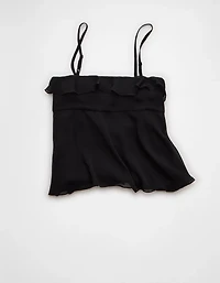 AE Ruffle Tie-Front Cami Top