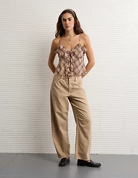 AE Ruffle Tie-Front Cami Top