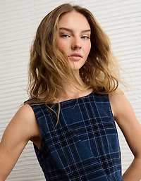 AE Back Bow Peplum Tank Top