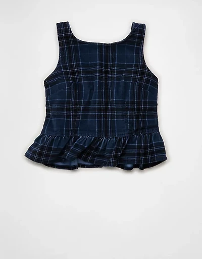 Débardeur à basque avec boucle l’arrière AE