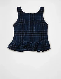 AE Back Bow Peplum Tank Top