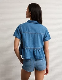 AE Denim Popover Shirt