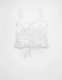 AE Tiered Ruched Tank Top