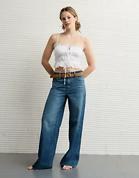 AE Tiered Ruched Tank Top