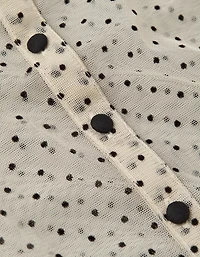 AE Short Sleeve Sheer Blouse