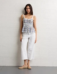 Haut camisole à garniture en dentelle AE