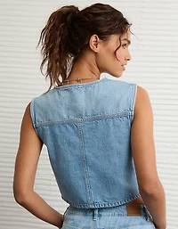 AE Boxy Denim Vest