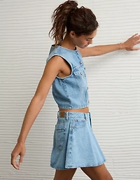 AE Boxy Denim Vest