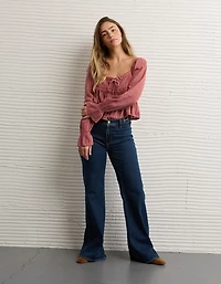 AE Long Sleeve Babydoll Blouse