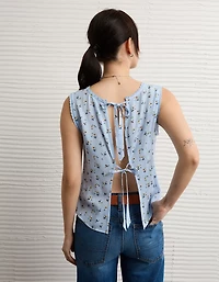 AE V-Neck Tie Back Top