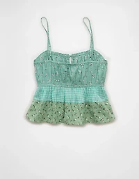 AE Patchwork Ruched Cami