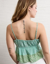 AE Patchwork Ruched Cami