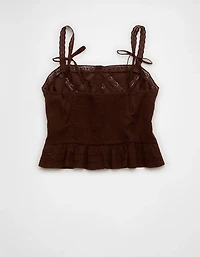 AE Fitted Peplum Cami