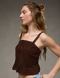 AE Fitted Peplum Cami