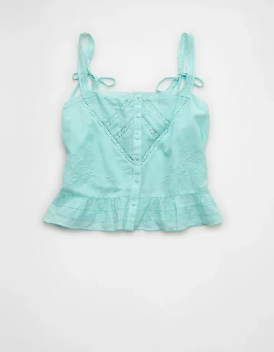 AE Fitted Peplum Cami