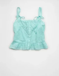 AE Fitted Peplum Cami