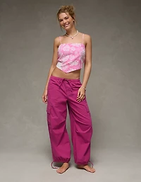 AE Linen-Blend Bandana Top