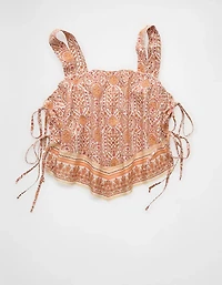 AE Cropped Side-Tie Bandana Cami
