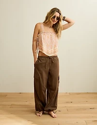 AE Cropped Side-Tie Bandana Cami