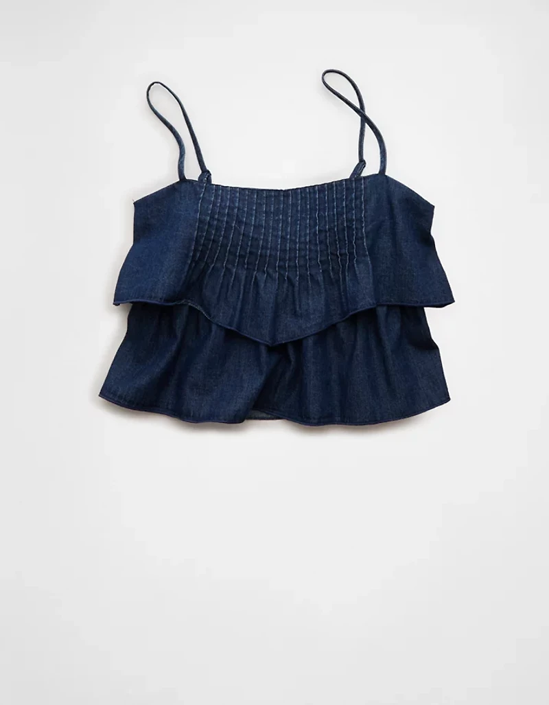 AE Tiered Pintuck Cami Top