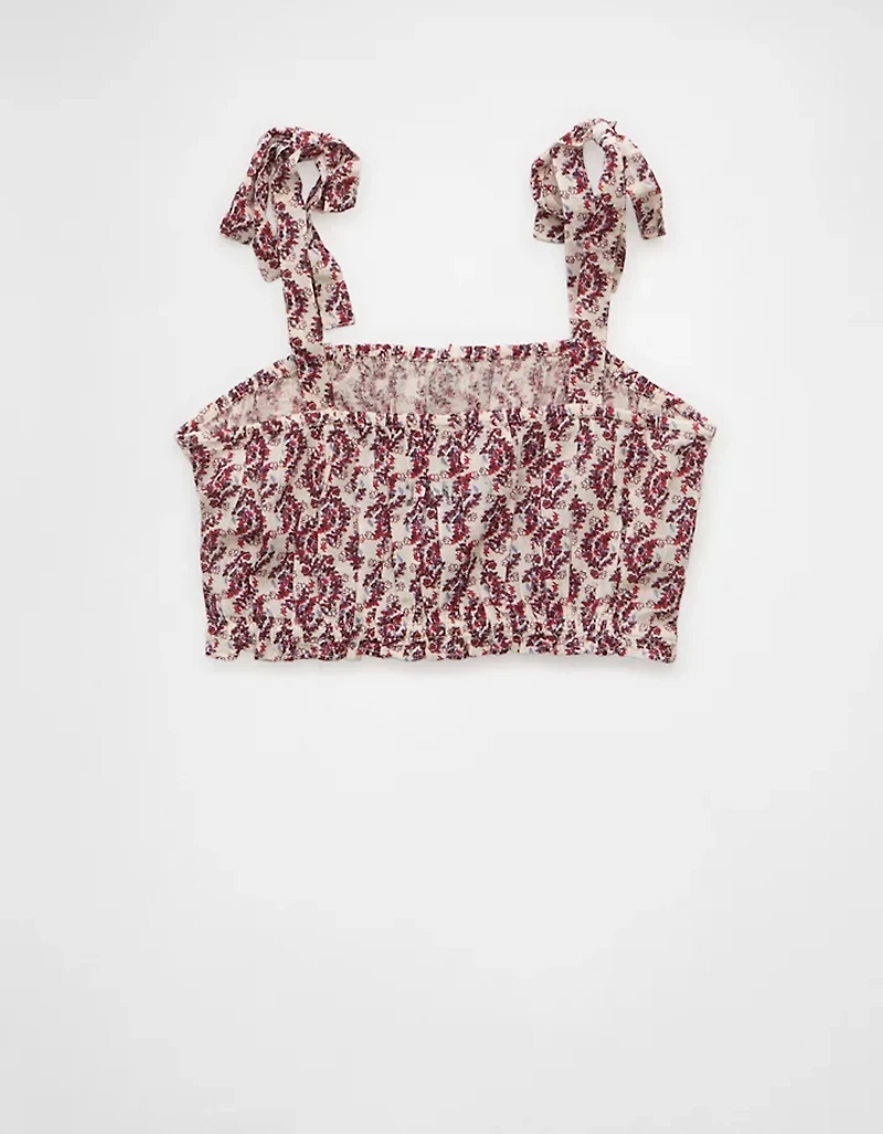 AE Bubble Bra Cropped Tank